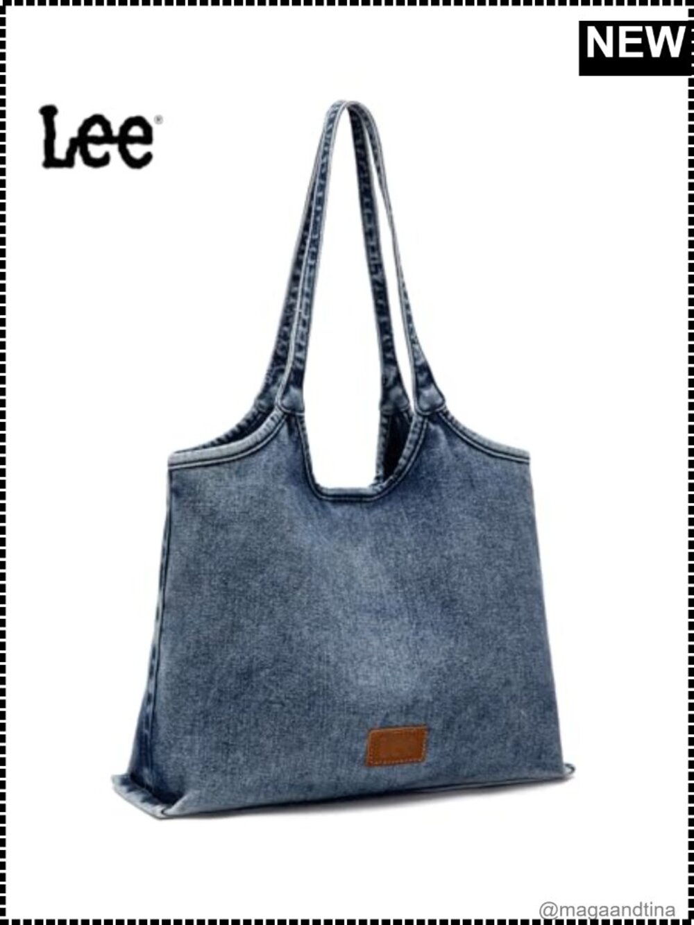 Denim Tote Bag for Women Lightweight Hobo Shoulder Purse Work Travel - Picture 3 of 6